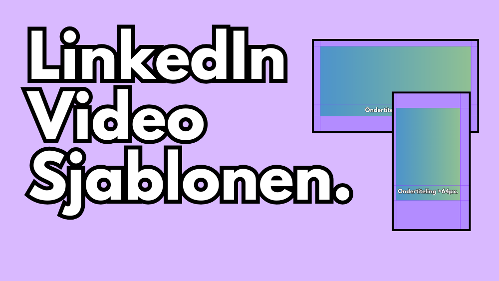 LinkedIn Video Sjablonen
